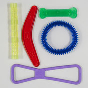 Dog Toy Vinyl &amp; Plastic 6 Shapes