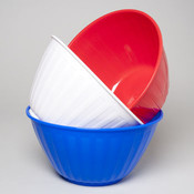 SERVING BOWL W/STRIPES 6.25 QT