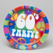 9 INCH PLATE 8 CT 60'S DECADE