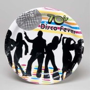 9 INCH PLATE 8 CT 70'S DECADE