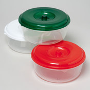 Christmas Colored Round Food Storage Container