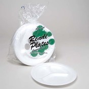 Round Foam Plates 8 7/8 Inch Wholesale Bulk
