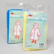 Kids Rain Coats With Hood and Snaps