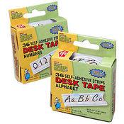 Desk Tape - Letters and Numbers
