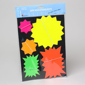 Neon Cardboard Starbursts 30Pack