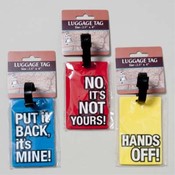 Luggage Tag With Attitude
