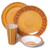 Bamboo  Melamine Dinnerware