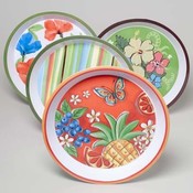 Summer Design Round Serving Tray