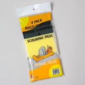 Sponge Scrubbers 4Pc Multi-Purpose
