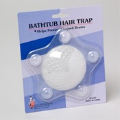 Clear Plastic Bathtub Hair Trap