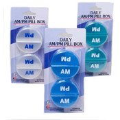 AM/PM Pill Boxes 2 Pack