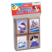 Pirate Party Theme Mini Puzzle 4 Pack