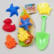 Sand Mold and Shovel Set 5 Piece