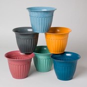 Fluted Design Planter 7.25x5.5