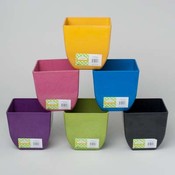Bamboo Planter Tapered Square