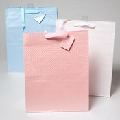Large Embossed Pastel Gift Bags