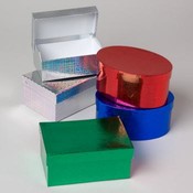 Foil Paper Keepsake Box 2 Sizes