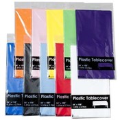 Solid Color Plastic Tablecover 54x108