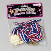 Gold Medal Party Favor 8 Pack