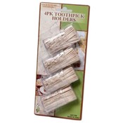 Toothpick Holders With 90 Toothpicks - 4 Pack