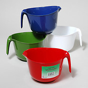 Handled Plastic Mixing Bowl