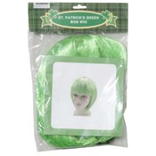 St. Patricks Green Bob Style Wig