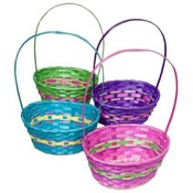 Woven Easter Basket 10x8x15