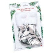 Money Print Mini Stockings 2 Pack