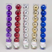 Shiny Ball Ornaments 40 MM 8 Pack