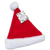 Red Plush Baby's First Christmas Santa Hat