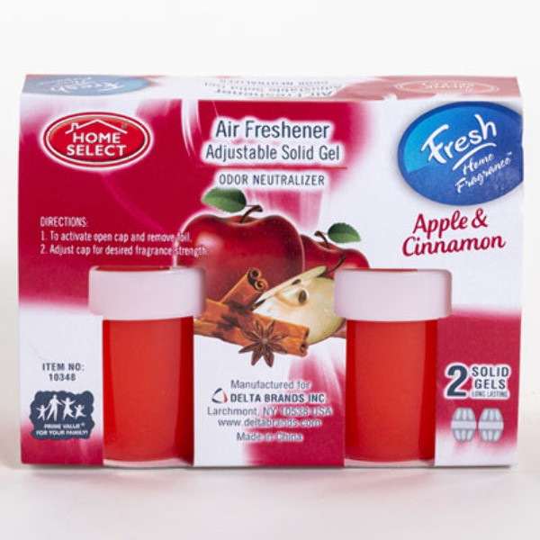 Wholesale 2 Pack Gel Air Fresheners Apple Cinnamon DollarDays