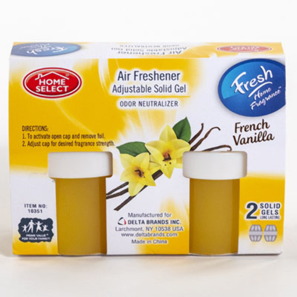 Wholesale 2 Pack Gel Air Fresheners Vanilla DollarDays