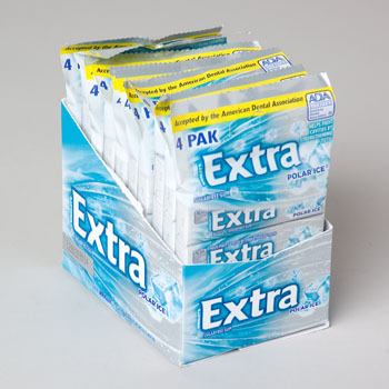 Wholesale GUM EXTRA POLAR ICE 4 PACKS (SKU 373657) DollarD