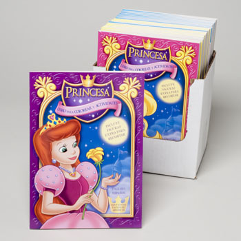 Wholesale Princess Coloring Book (Bilingual)(24x.03)