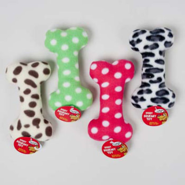 Wholesale Squeaker Plush Bone Dog Toy (SKU 2320197) DollarDays