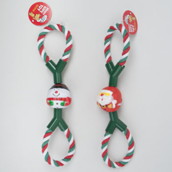 Wholesale Christmas Dog Toy Tug Rope(26x.11)