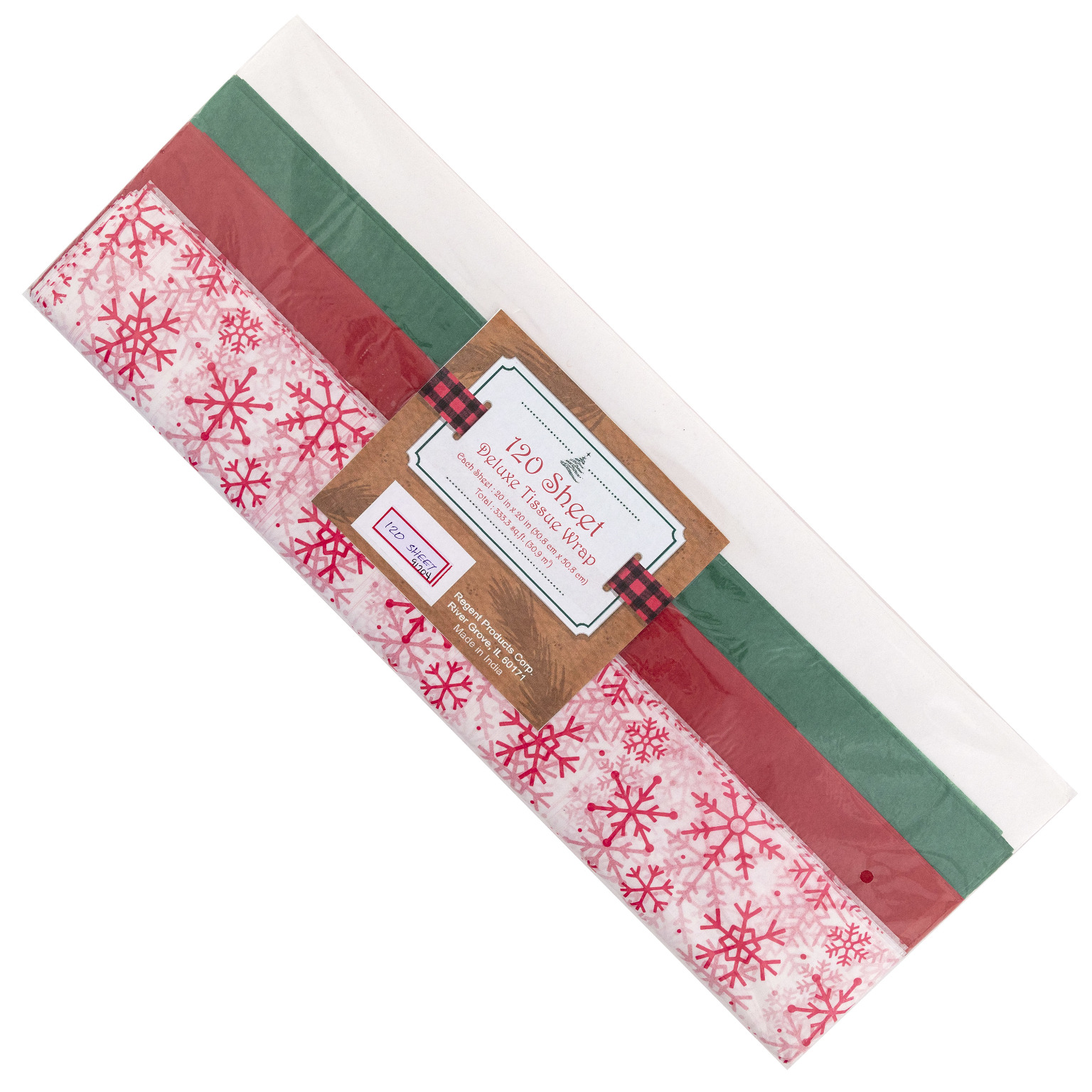 Wholesale 120 Sheet Deluxe Christmas Tissue Paper DollarDays