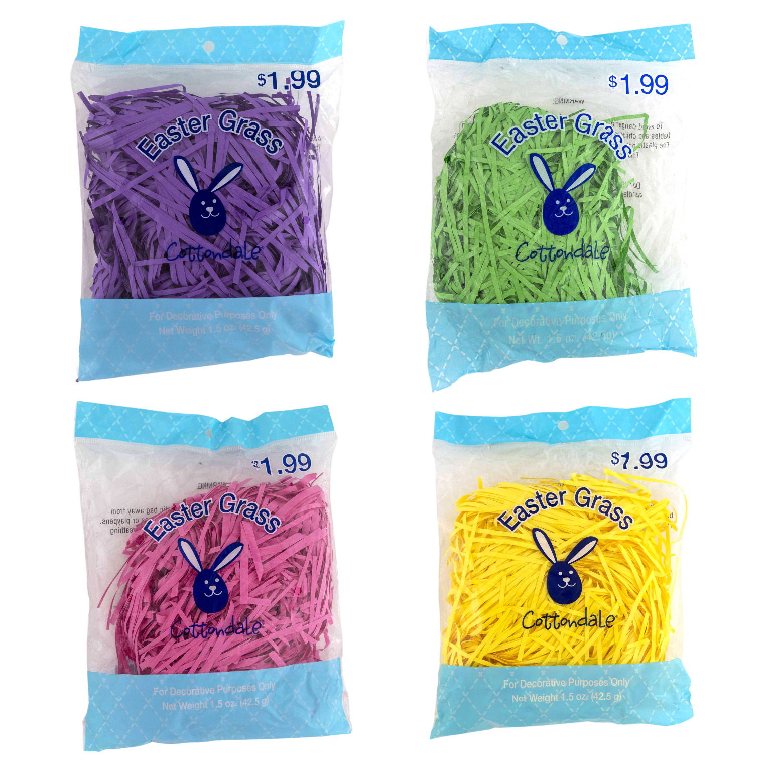 Wholesale Easter Grass 4 Assorted Colors DollarDays