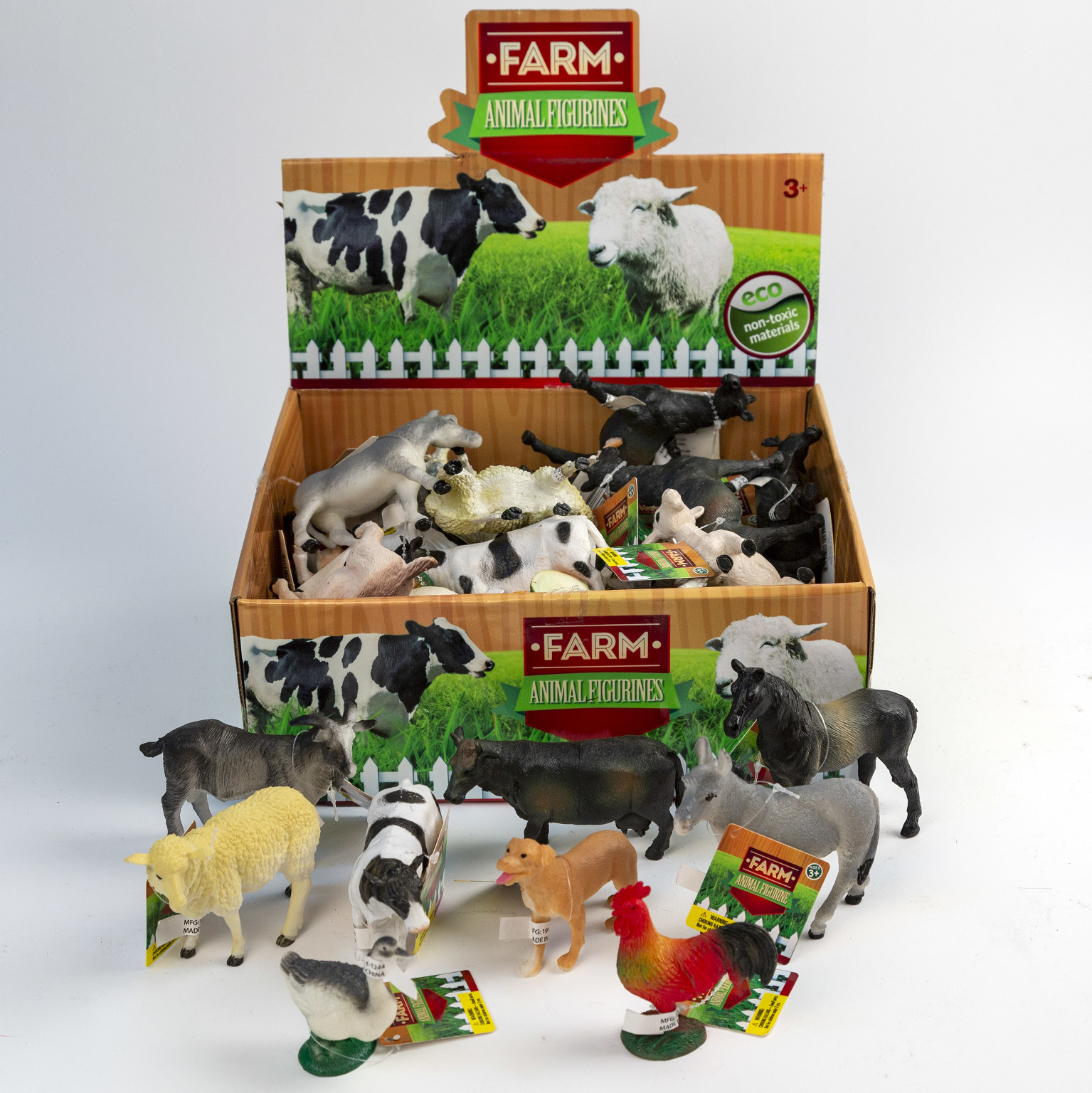Wholesale Farm Animal Figures Assorted DollarDays