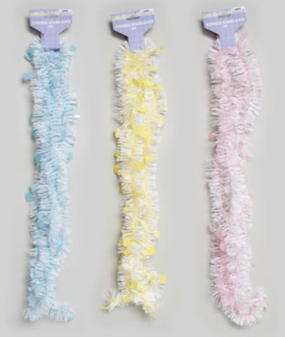 wholesale baby shower tinsel garland 9 ft sku 1933775 wholesale baby shower tinsel garland 9 ft sku 1933775