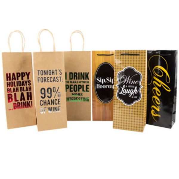 wine gift bags wholesale