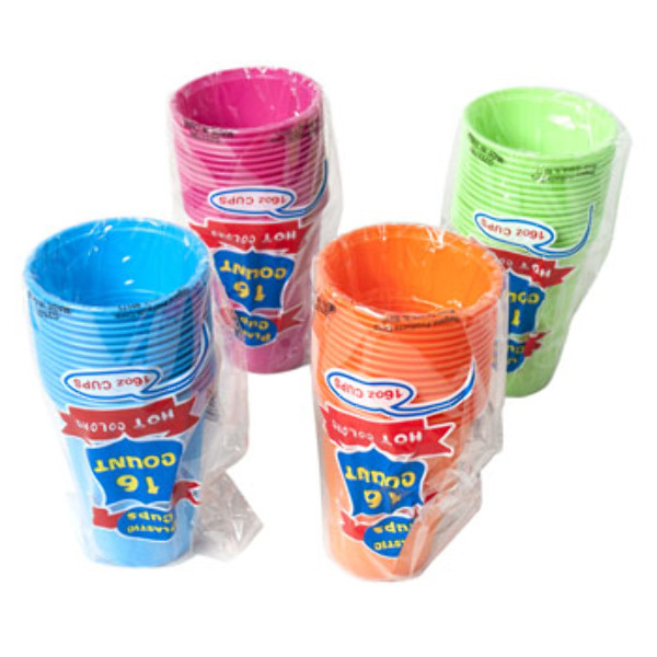 Wholesale 16oz Plastic Cups 16 Pack DollarDays