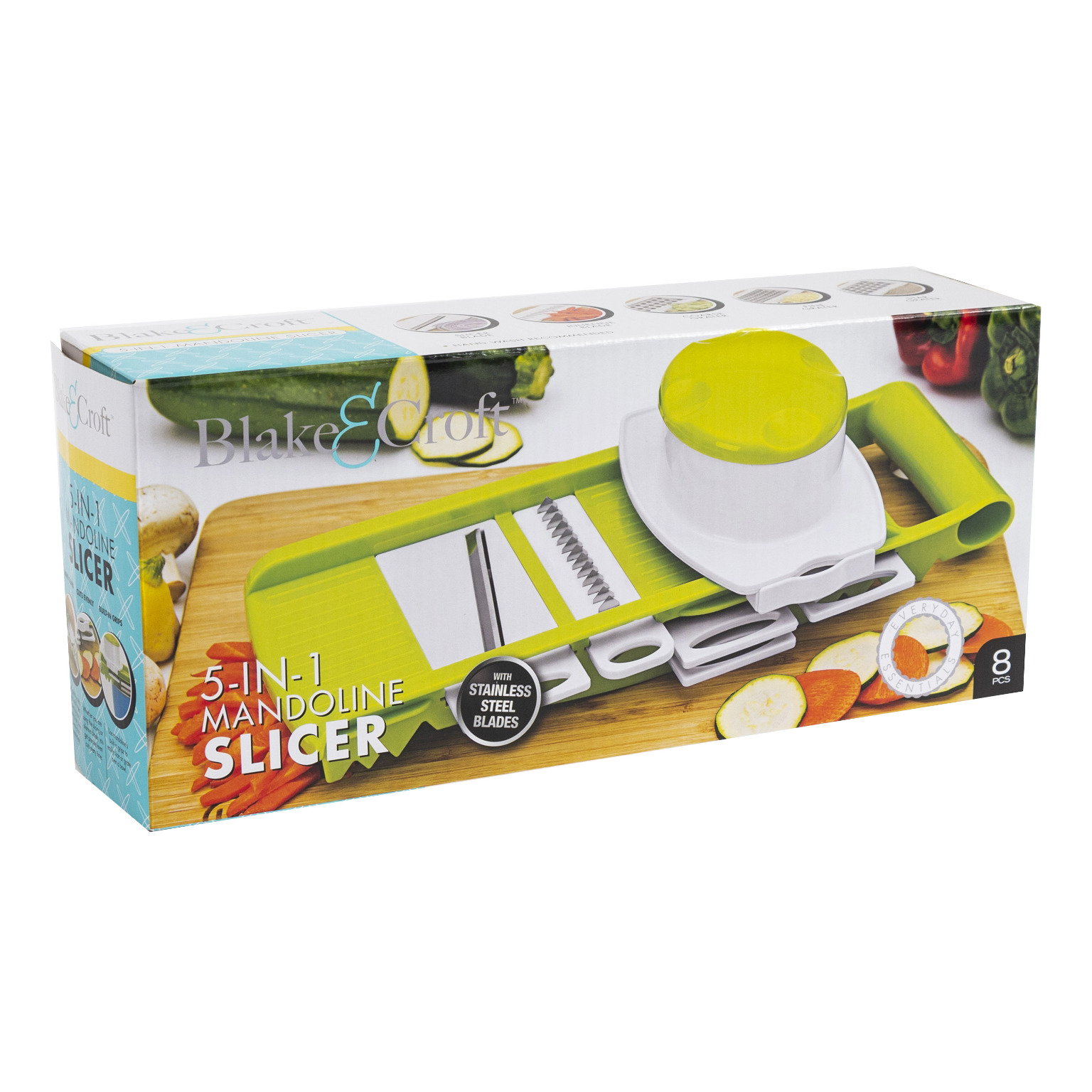Wholesale 8 Piece 5N1 Mandoline Slicer DollarDays
