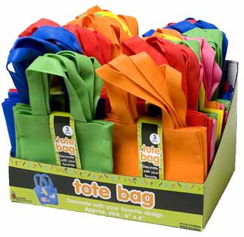 Wholesale Craft Tote Bags (SKU 345495) DollarDays