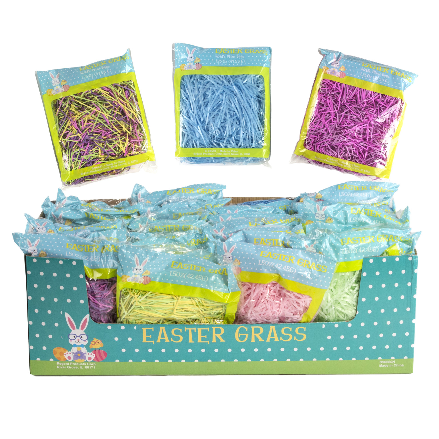 Wholesale Easter Grass 1.5 oz Assorted Colors DollarDays