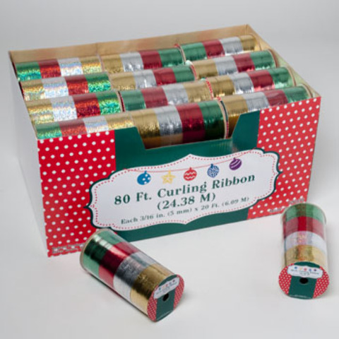 Wholesale Christmas Curling Ribbon (SKU 317572) DollarDays