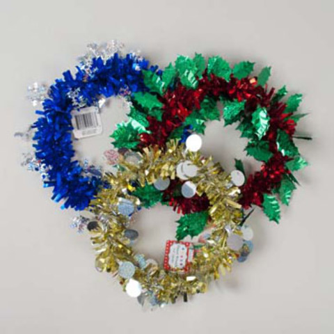 wholesale christmas tinsel wreath 9 5 quot diameter sku wholesale christmas tinsel wreath 9 5 quot diameter sku