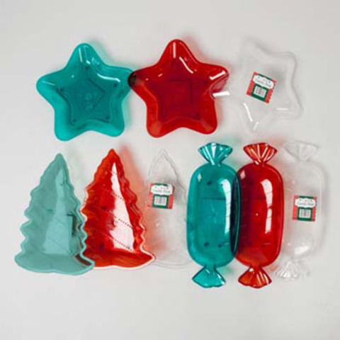 Wholesale Christmas Candy Dish - 3 Assorted (SKU 2124566) DollarDays