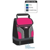 Polar Pack Lunch kit w/ bottom compartment in assorted colors