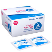 Alcohol Prep Pads 2000/cs